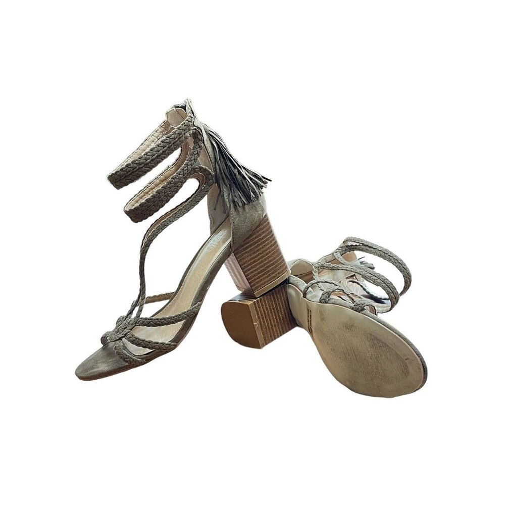 CHARLOTTE  RUSSE.Women’s Bloke Heels Brown Shoes Size‎ 7